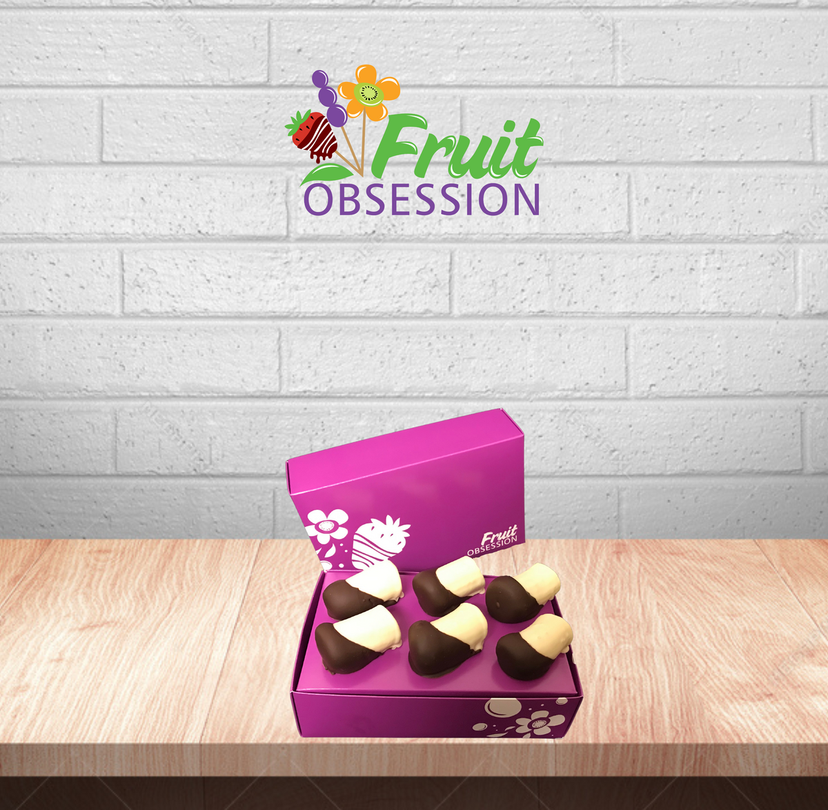 Gourment Dipped Fruit Box (6-ct)