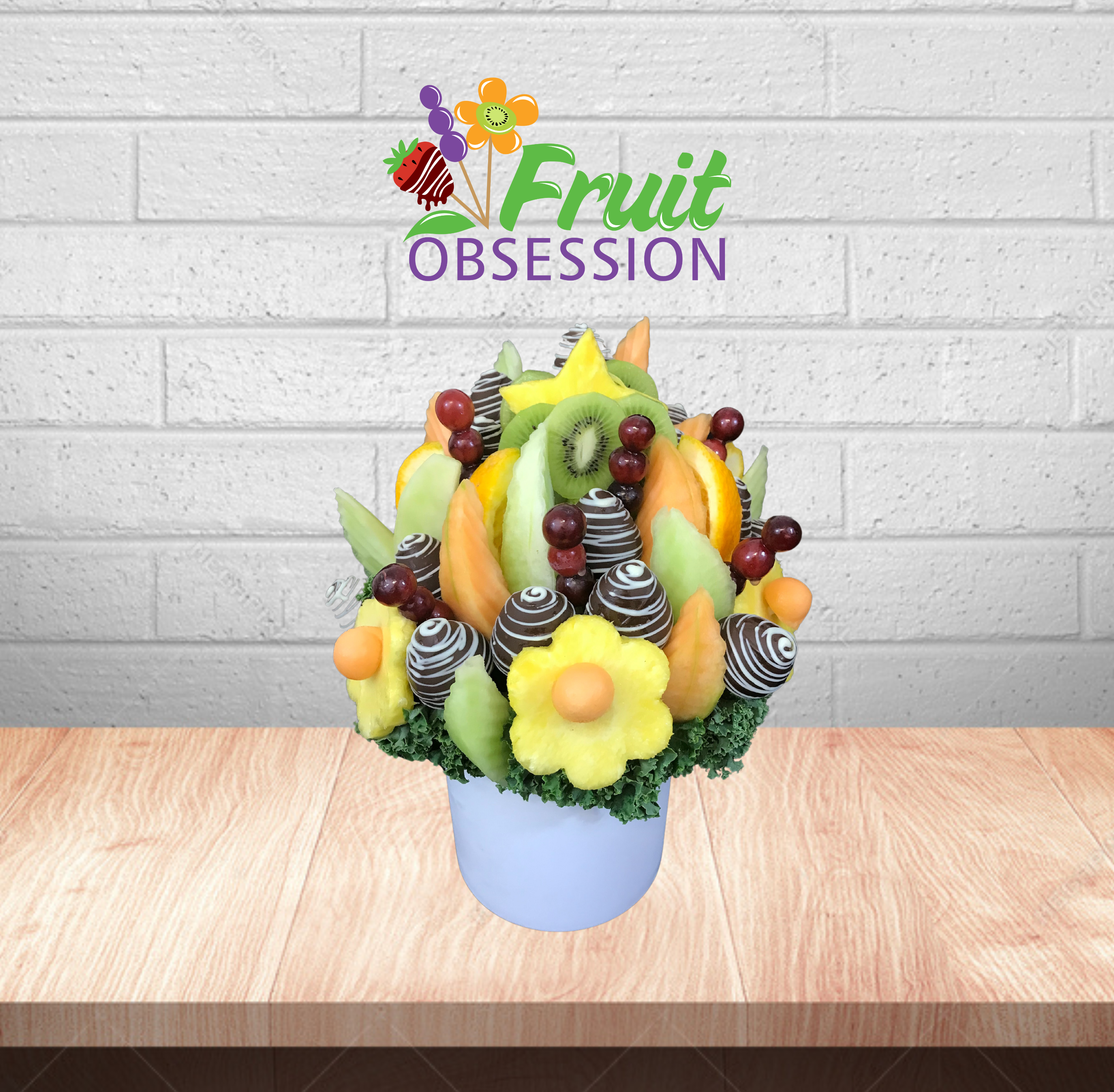 Bouquet - Fresh Fruit & Dipped Berries